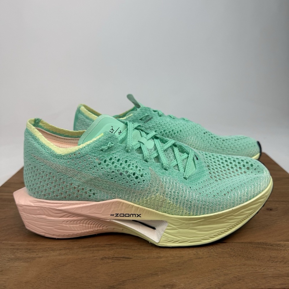 New Womens‎ Nike ZoomX Vaporfly Next% 3 Mint Foam Sunset Shoes Sneakers 9.5 M